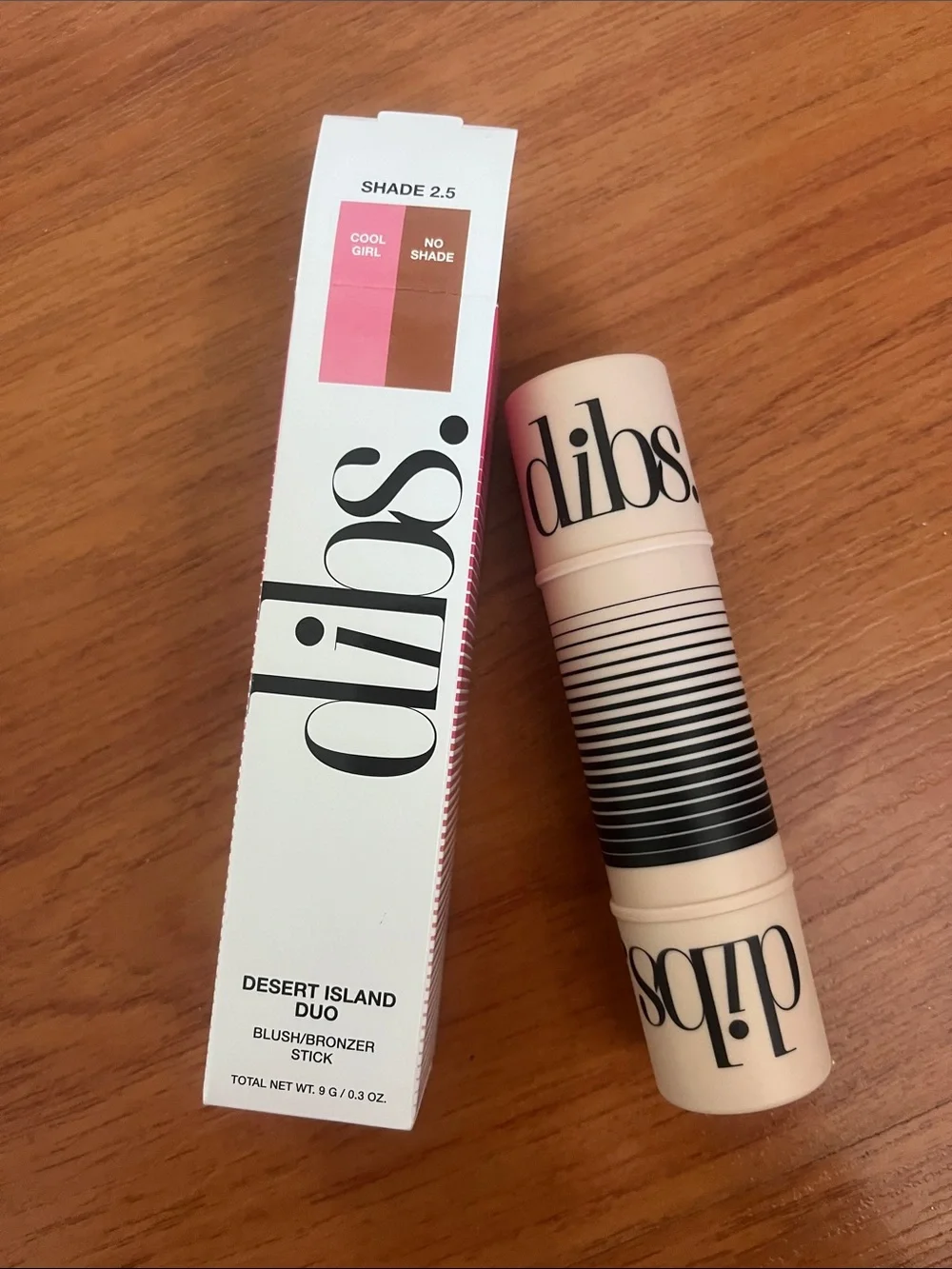 Dibs Desert Island Duo Blush/Bronzer Stick — Shade 2.5 Cool Girl/No Shade